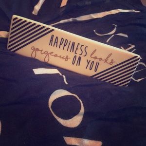 Small inspirational desk weight